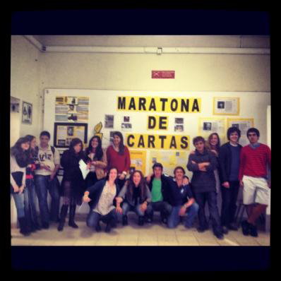 MARATONA DE CARTAS - AMNISTIA INTERNACIONAL